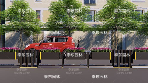 戶(hù)外不銹鋼花箱護(hù)欄