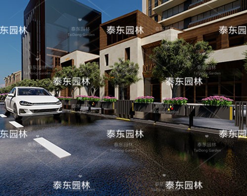 戶外道路花箱護欄 戶外道路花箱護欄