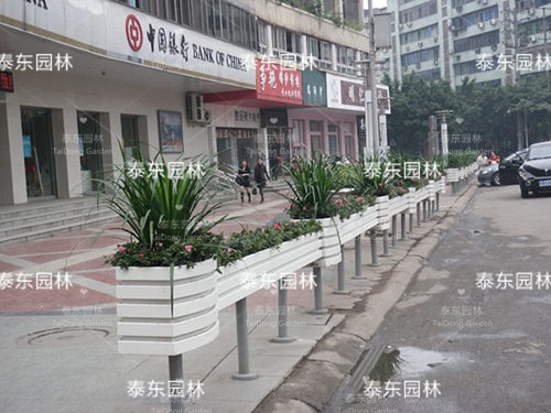 PVC花箱護欄 PVC花箱護欄