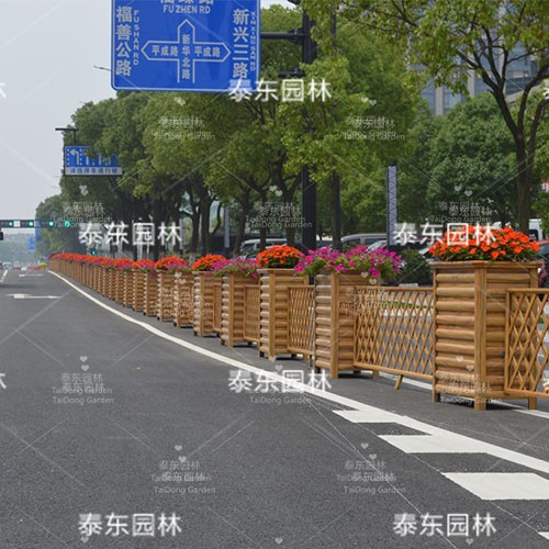 鋁合金隔離花箱護欄 鋁合金隔離花箱護欄